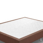 Box Casal Com Pés E Revestimento Jacquard 138x188x25 Cm Jl01