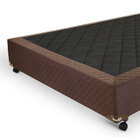 Box Casal Com Pés E Revestimento Suede 138x188x25 Cm S01-1 Ma