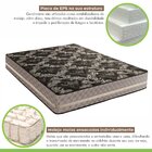 Box Casal Galaxy 42x138x188cm com Colchão Casal Molas Ensacad