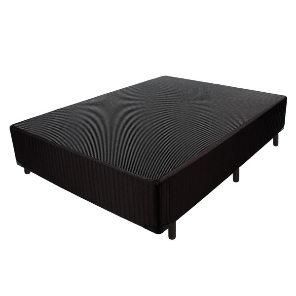 Box Casal Pés Tabaco 138x188x30 Cm 8953 Chumbo Luckspuma