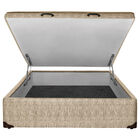 Box Com Baú Casal Americanflex Bege Multiflex 138x188x40cm