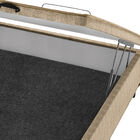 Box Com Baú Casal Americanflex Bege Multiflex 138x188x40cm