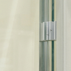 Box Frontal de Correr Vidro 190x90cm 8mm Incolor Kit Branco Speed Temper