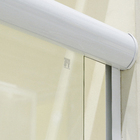 Box Frontal de Correr Vidro 6mm 190x100cm Incolor Kit Branco Speed Temper