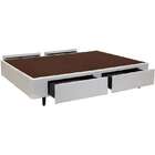 Box Gaveta Casal Corano 138x188x25 - Probel - Branco