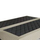 Box King Com Pés E Revestimento Suede 193x203x25 Cm S03-1 Beg