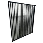 Box Para Banheiro De Pvc 185x115cm Sanfonado Frontal Bcf Preto