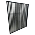 Box Para Banheiro De Pvc 185x145cm Sanfonado Frontal Bcf Preto