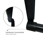 Box Para Banheiro De Pvc 185x145cm Sanfonado Frontal Bcf Preto