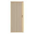 Box Para Banheiro De Pvc 185x70cm Sanfonado Frontal Bcf Bege