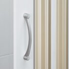 Box Para Banheiro De Pvc 185x85cm Sanfonado Frontal Bcf Branco