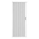 Box Para Banheiro De Pvc 185x85cm Sanfonado Frontal Bcf Branco