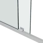 Box para Banheiro Frontal de Correr 110x190cm Vidro Incolor Indux Speed Temper