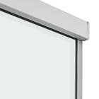Box para Banheiro Frontal de Correr 110x190cm Vidro Incolor Indux Speed Temper