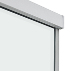 Box para Banheiro Frontal de Correr 130x190cm Vidro Incolor Indux Speed Temper