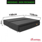 Box Queen Com Duas Camas Auxiliar Bicamas De Mola Bonnel 158x