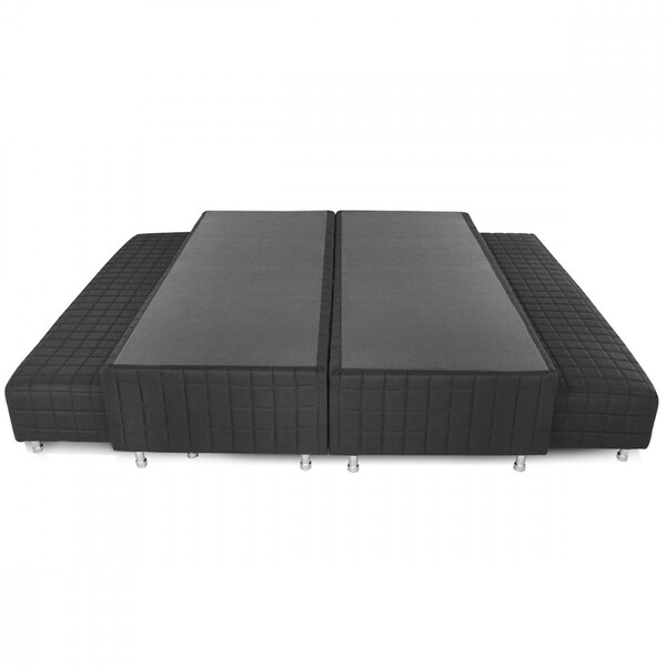 Box Queen Com Duas Camas Auxiliar Bicamas De Mola Bonnel 158x