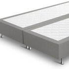 Box Queen Com Pés E Revestimento Jacquard 158x198x25 Cm Jl02