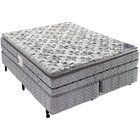 Box Queen Duo Black - Americanflex - Cinza