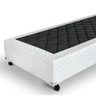 Box Solteiro Com Pés Revestimento Stretch 88x188x25 Cm B02-1