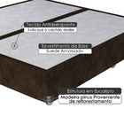 Box Sommier Queen Size Love Dream  - Pés Maciço Cromado - Est