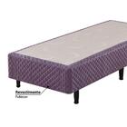Box Sommier Solteiro Energy Lilás - 88x188x25