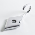 Braçadeira Lisa Losango Cromada Prata DeVictor