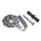 Bracadeira Mosaico Redonda Couselo  Aço Escovado