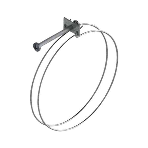 Braçadeira Westaclip Metal P/ Tubo De Alumínio 76 A 80mm Cinza