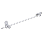 Braço Articulação Janela Zamac e Latão Cromado Acetinado 280x40mm