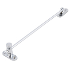 Braço Articulação para Janelas Zamac e Latão Cromado Prata 280x40mm