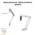 Braço Maxim-ar 20cm/200mm Janela Modulo Pratico Branco Par