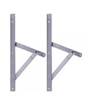 Braço Maxim-ar 25cm/250mm Janela Linha 25 Madeira Fosco Par