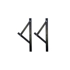 Braco Maxim-ar 320mm/32cm Janela Linha 25 Bronze Promel 1020