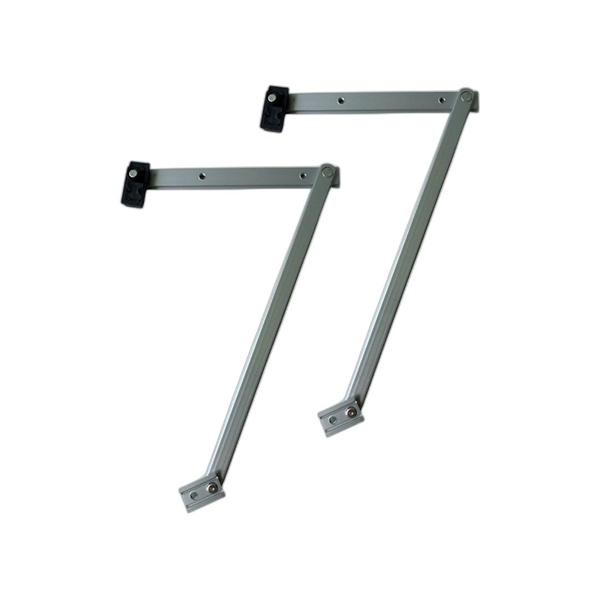 Braço Maxim-ar 75cm/750mm Janela Linha Suprema Fosco Par Al