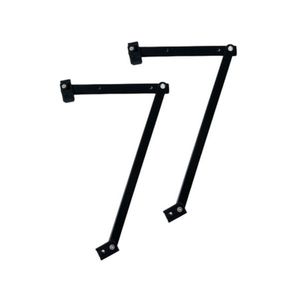 Braço Maxim-ar 75cm/750mm Janela Linha Suprema Preto Par