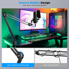 Braço Suspensão Com Mola P/microfone Boya By-ba20 Preto