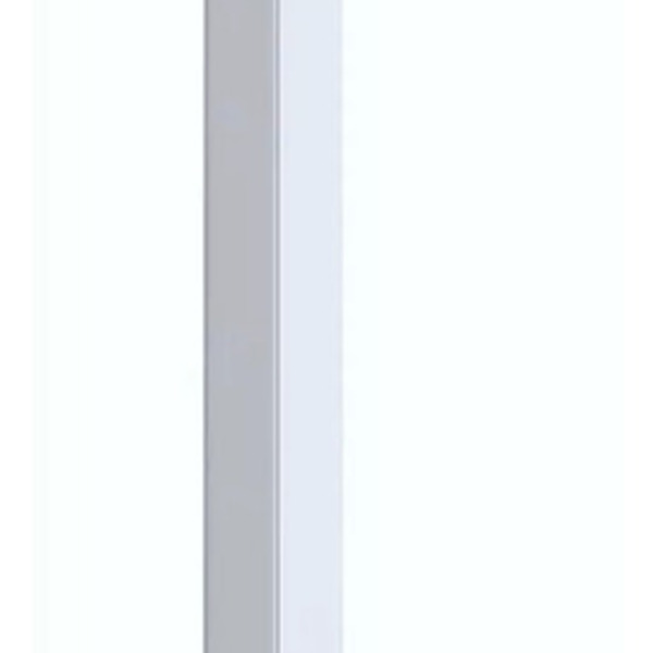 Braço/tubo De Teto Quadrado Para Chuveiro/ducha Inox 24 Cm