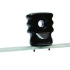 Braquete 3 Polos Galvanizada Roldana Preta Dumon