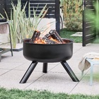 Braseiro à Lenha em Aço 79,5x75x75cm Preto Braseo Naterial