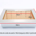 Braseiro Blindado 50x40 Inox 430