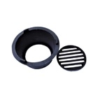 Braseiro Redondo Em Ferro Área Externa De Chão N06 24cm