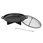 Braseiro Redondo Lareira Externa 80cm Serve Como Churrasqueira