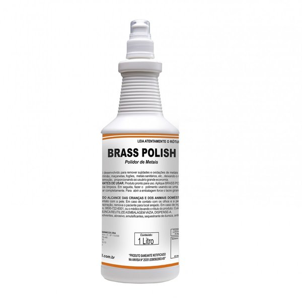 Brass Polish Polidor de Metais - 1 Litro - Spartan