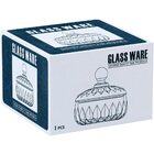 Brice Potiche Bomboniere 11x11x11cm Vidro Transparente