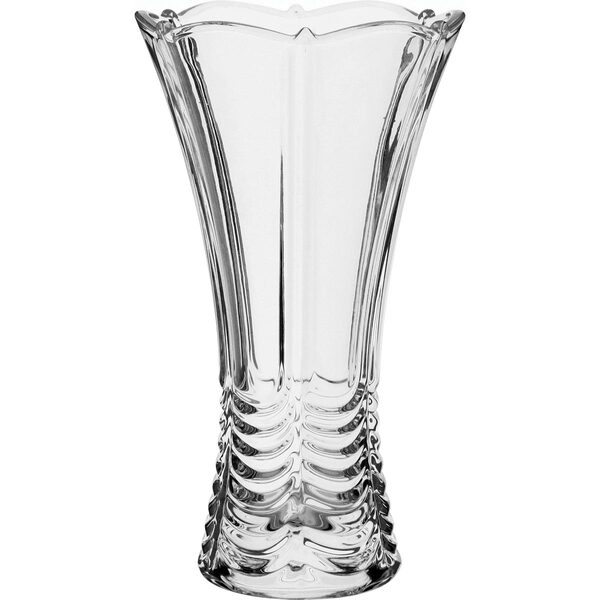 Brine Vaso Decorativo Enfeite 23x13x13cm Vidro Transparente