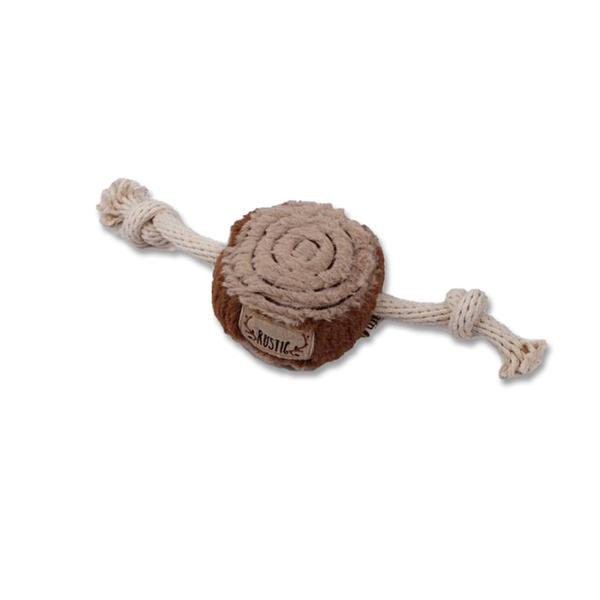 Brinquedo Afp Rustic Pelúcia Madeira Para Cães