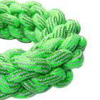 Brinquedo Argola Para Cachorro Mordedor Em Corda 18cm Verde -