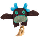 Brinquedo Cachorro Madog Batlouco Pelucia Pet Casco Bovino