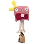 Brinquedo Cachorro Madog Dentinho Pelucia Pet Casco Bovino